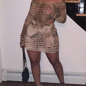 Two piece mesh top set